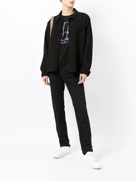 Kalhoty Emporio Armani černé