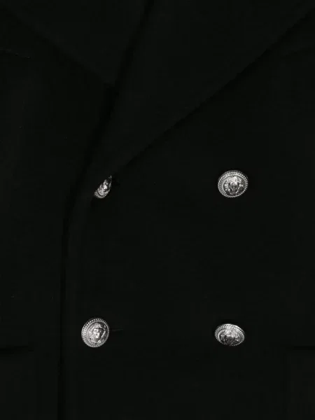 Płaszcz dziecięcy Balmain czarny