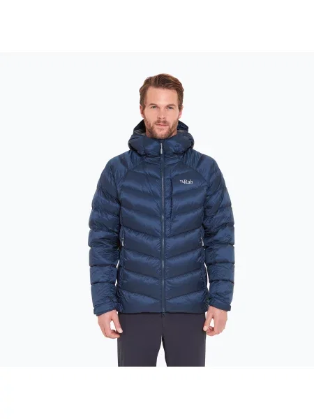 Мъжко пухено яке Rab Glaceon Pro Jacket tempest blue синьо