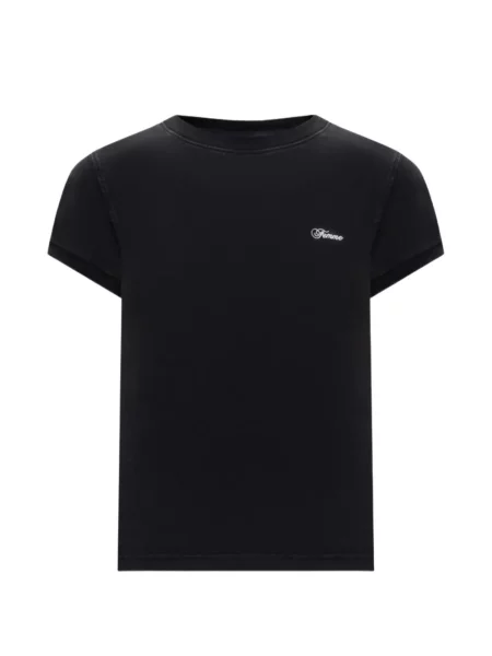 Tricou Vetements cu broderie negru