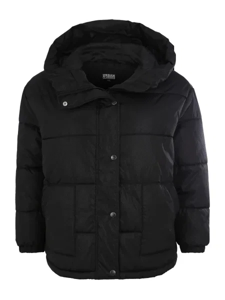 Geacă Urban Classics cu glugă negru