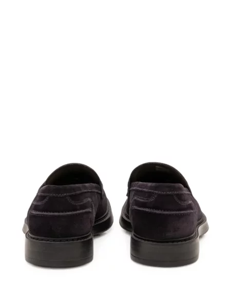 Szarvasbőr loafer Doucal's kék