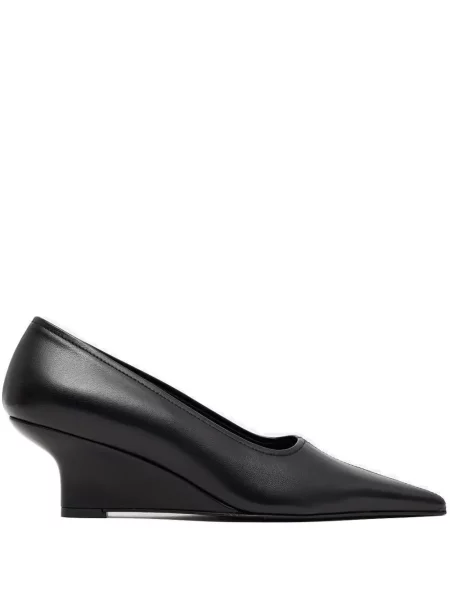 Pantofi cu toc Toteme din piele negru