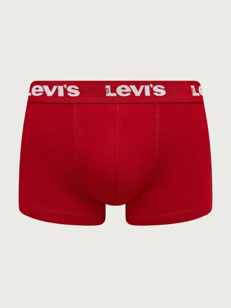 Levi's priliehavé boxerky pánske s elastanom červená