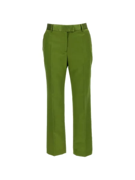 Pantaloni Alberto Biani din satin verde