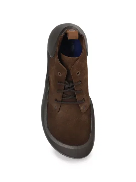 Sneakers Birkenstock σουέντ καφέ