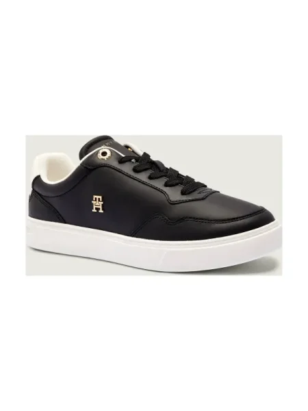 Tommy Hilfiger Teniși din piele ESSENTIAL negru