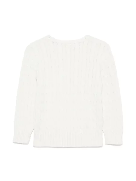 Sweter dziecięcy Polo Ralph Lauren biały