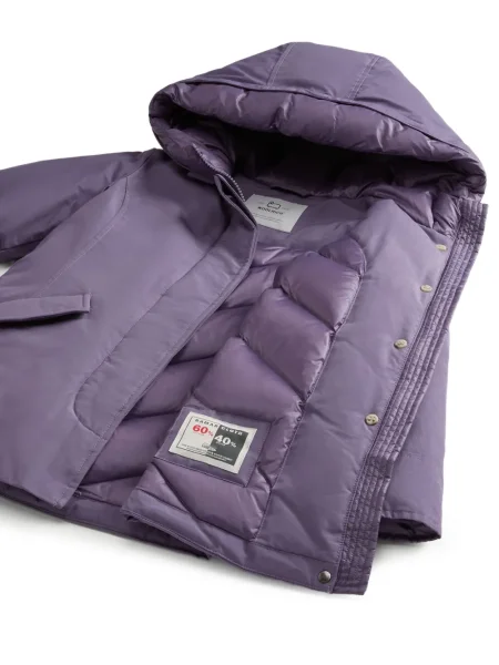 Parka dziecięca Woolrich fioletowa