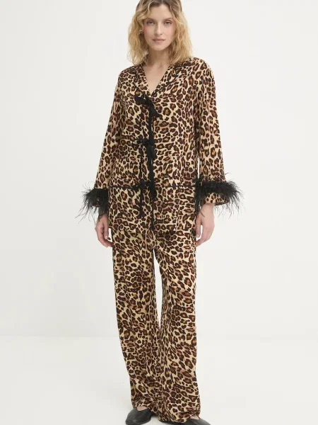 Пижама The Sleeper дамска кафяво