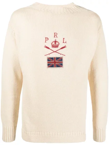 Μάλλινο κασκέτο Polo Ralph Lauren με κέντημα μπλε