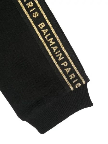 Spodnie dziecięce Balmain czarne