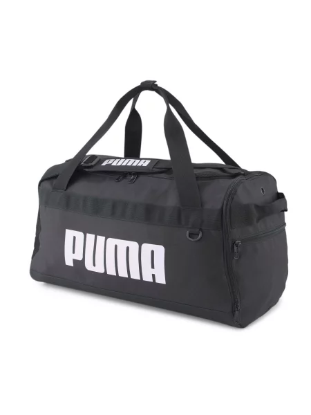 PUMA Sportovní taška Challenger S černá bílá