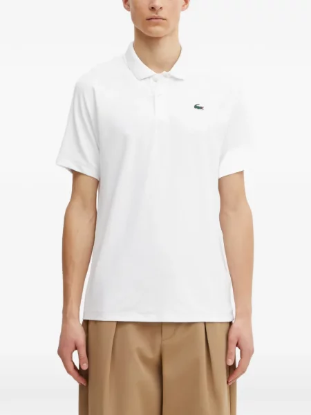 Scurt tricou polo Lacoste alb