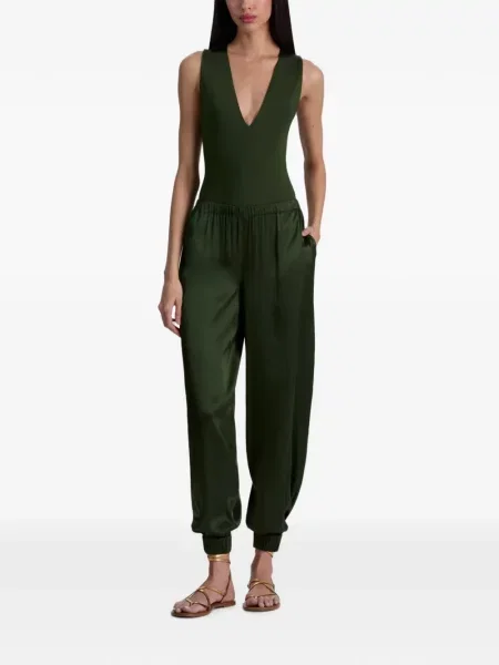 Pantaloni Alice + Olivia verde