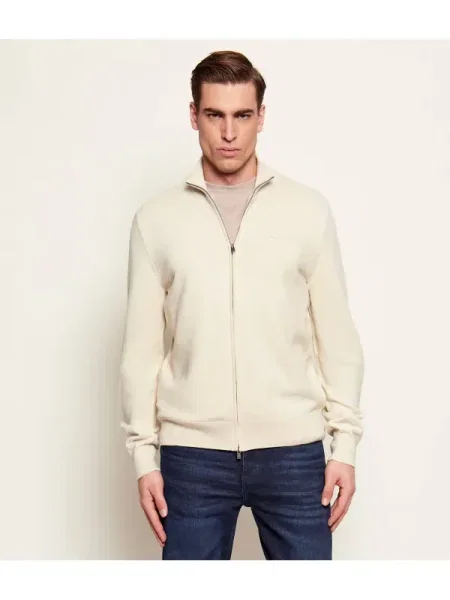 BOSS BLACK Pulover Upalano-L negru