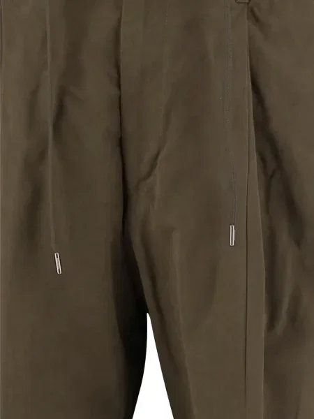 Pantaloni Herno plisate verde