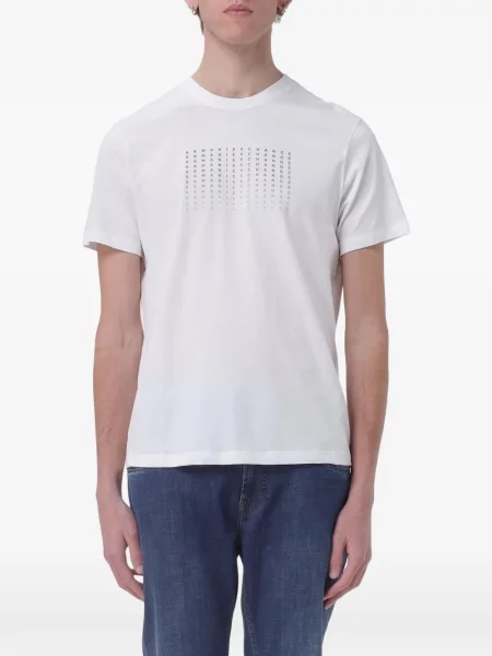 Μπλούζα Armani Exchange με σχέδιο λευκό