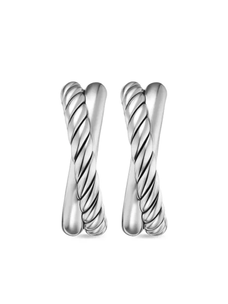 Cercei David Yurman argintiu