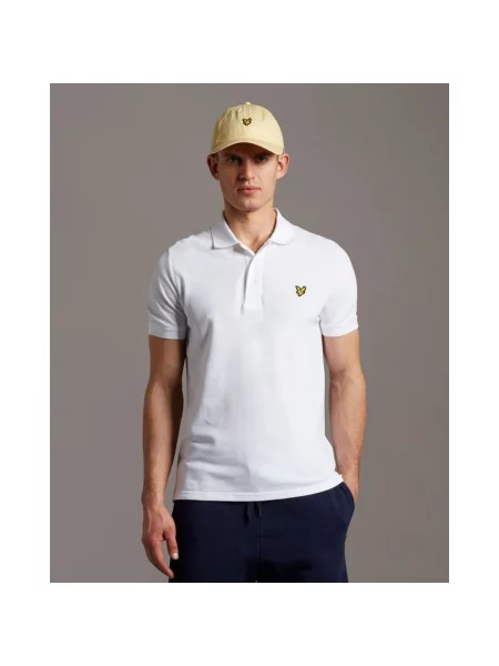 Koszulka polo Lyle & Scott biała
