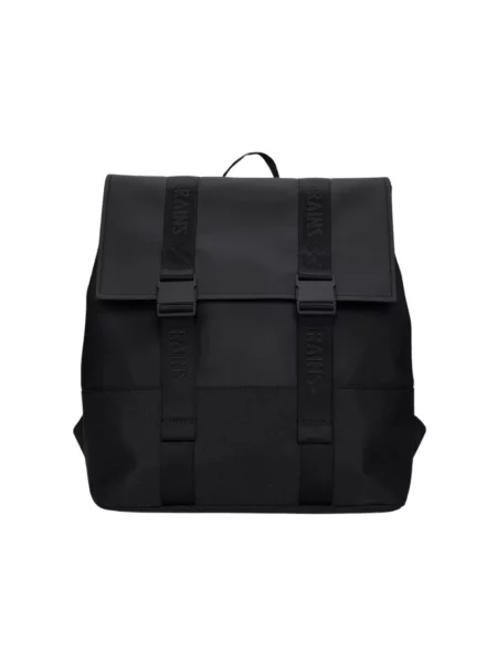 Rains Trail MSN Bag Black Unisex Plecaki i torby Rains Size: One size czarny