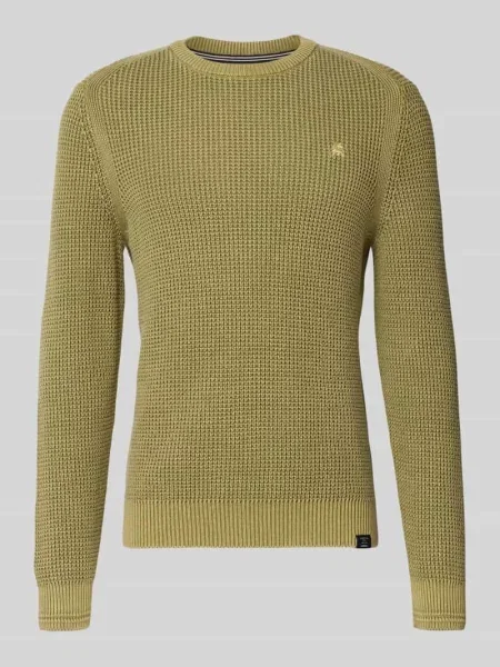 Sweter o kroju regular fit z imitacji dzianiny Lerros