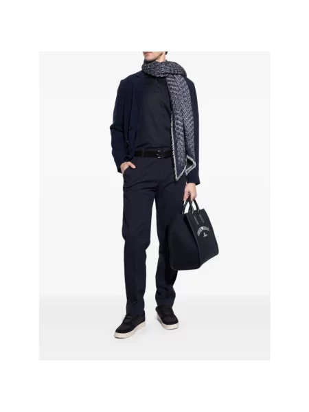 Sneakersy Emporio Armani wiązane czarne