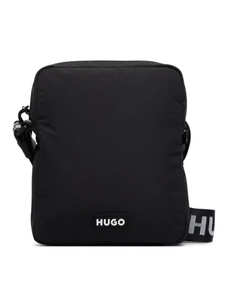 HUGO Geantă de umăr Codes / alb negru