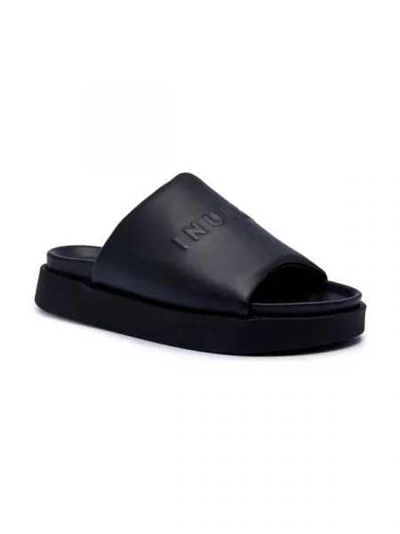 INUIKII De piele șlapi negru