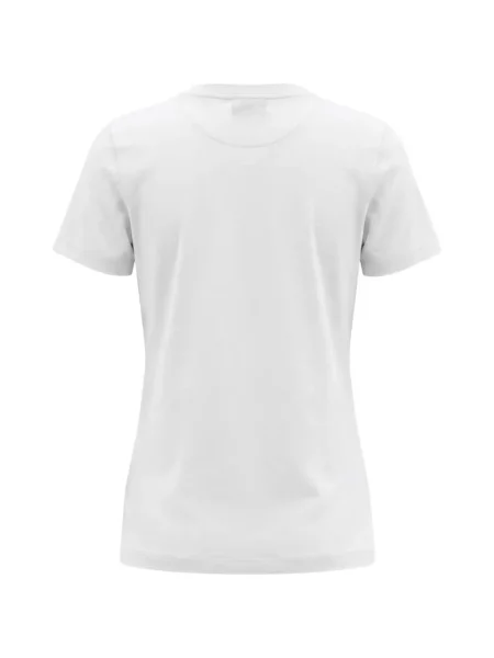 Tricou Dondup cu decolteu rotund alb