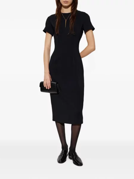Scurt rochie midi Jil Sander negru