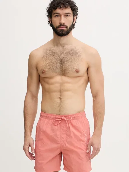 Calvin Klein Σορτς μαγιό Ανδρικά πορτοκαλί