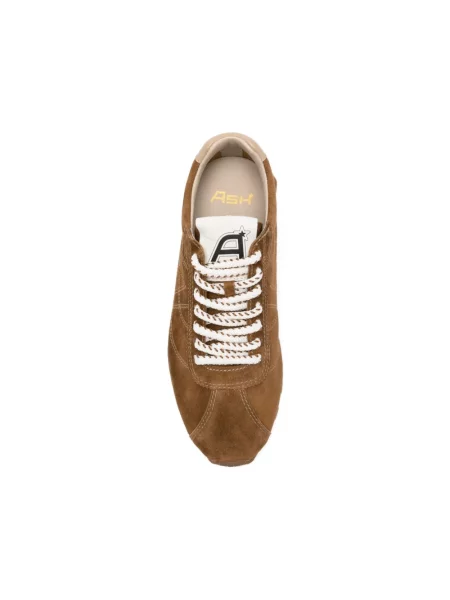 Sneakersy Ash skórzane brązowe
