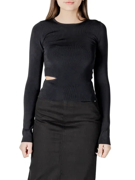 Koszula Calvin Klein z długim rękawem czarna