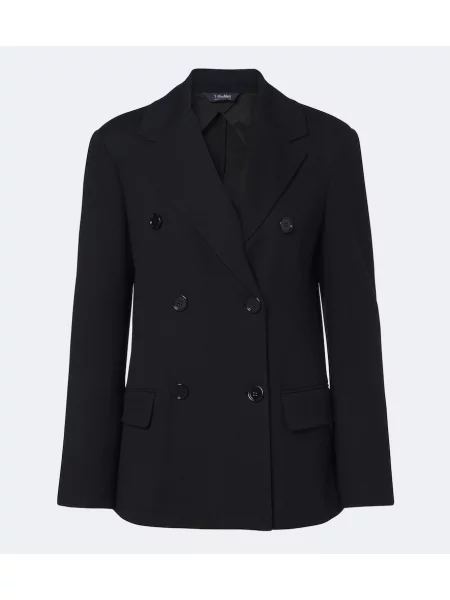 Sacou 's Max Mara de lână negru
