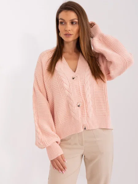 Pulover Fashionhunters de lână roz