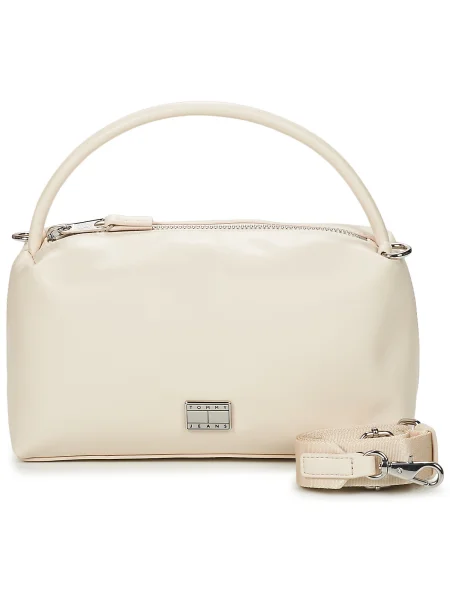 Tommy Jeans Kabelka Tjw American Cool Shoulder Bag Béžová biela