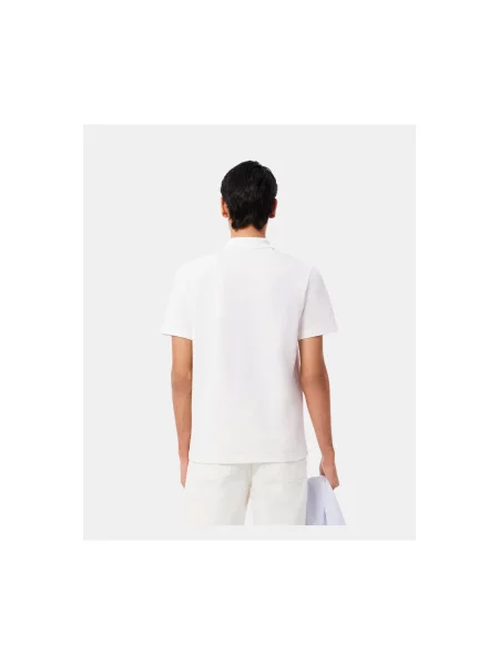 Tricou polo Lacoste alb