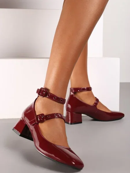 Derby cipele bordo