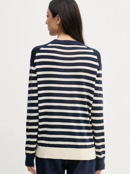 Tommy Hilfiger sweter z dodatkiem jedwabiu