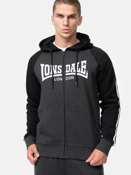 Яке Lonsdale с качулка черно