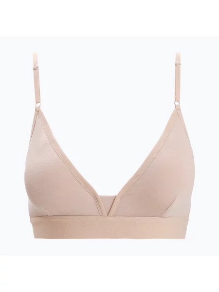 Термоактивен сутиен icebreaker Merino Siren Bra Inserts praline бежово