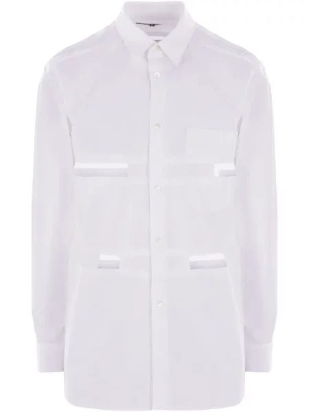Cămașă Black Comme Des Garçons din poplin alb