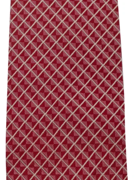 Jacquard kravata Boss veze crvena