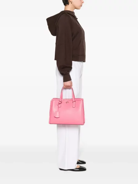 Raštuotas didelis glaustinukė Michael Michael Kors ruda