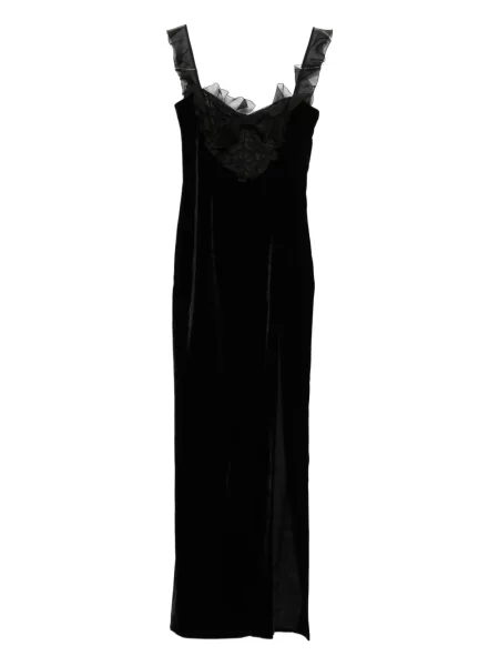 Rochie Alessandra Rich de catifea de costum negru
