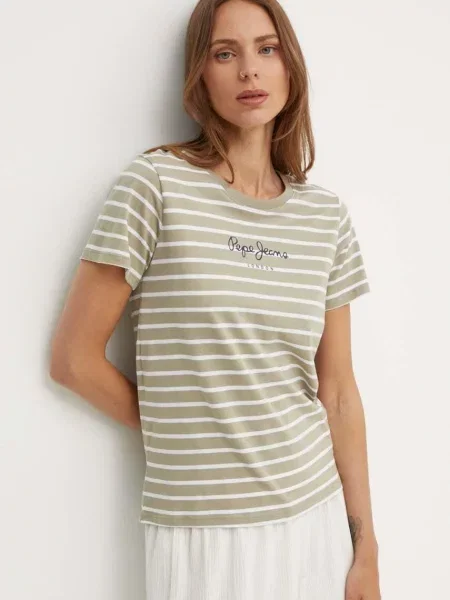 Тениска Pepe Jeans ELBA зелено