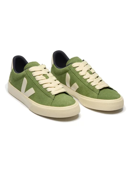 Sneakersy Veja zamszowe zielone