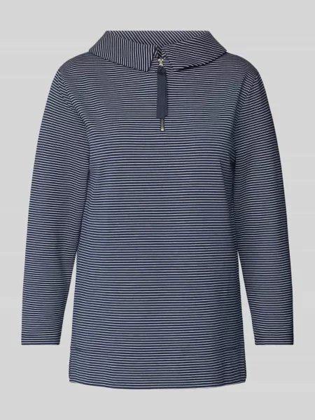More & More Bluza Kobiety Sztuczne włókno niebieski|biały w 34 biały