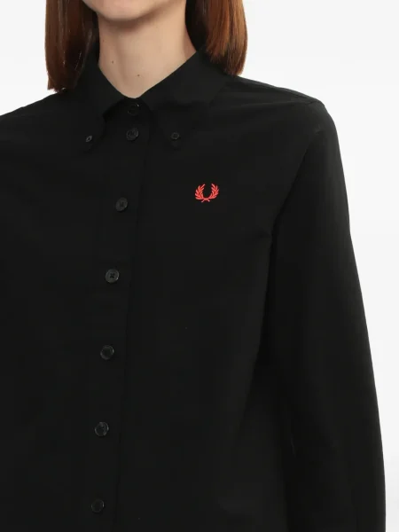 Cămașă Fred Perry cu broderie negru